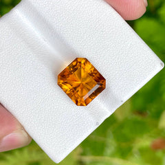 6.60 Carats Custom Precision Citrine