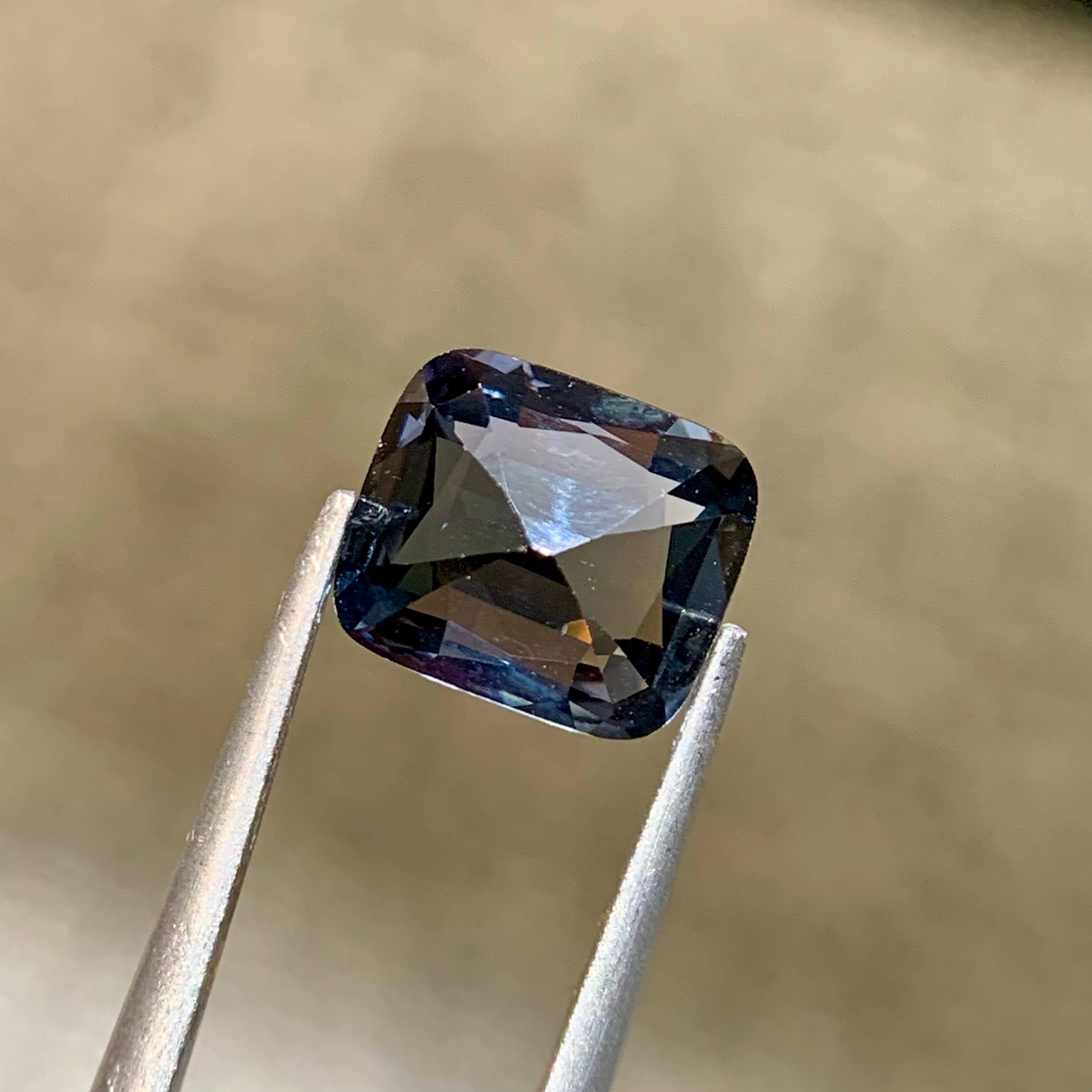 2.64Ct Metallic Gray Spinel