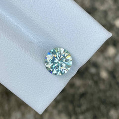 1.80 Carats Round Lab Grown Moissanite