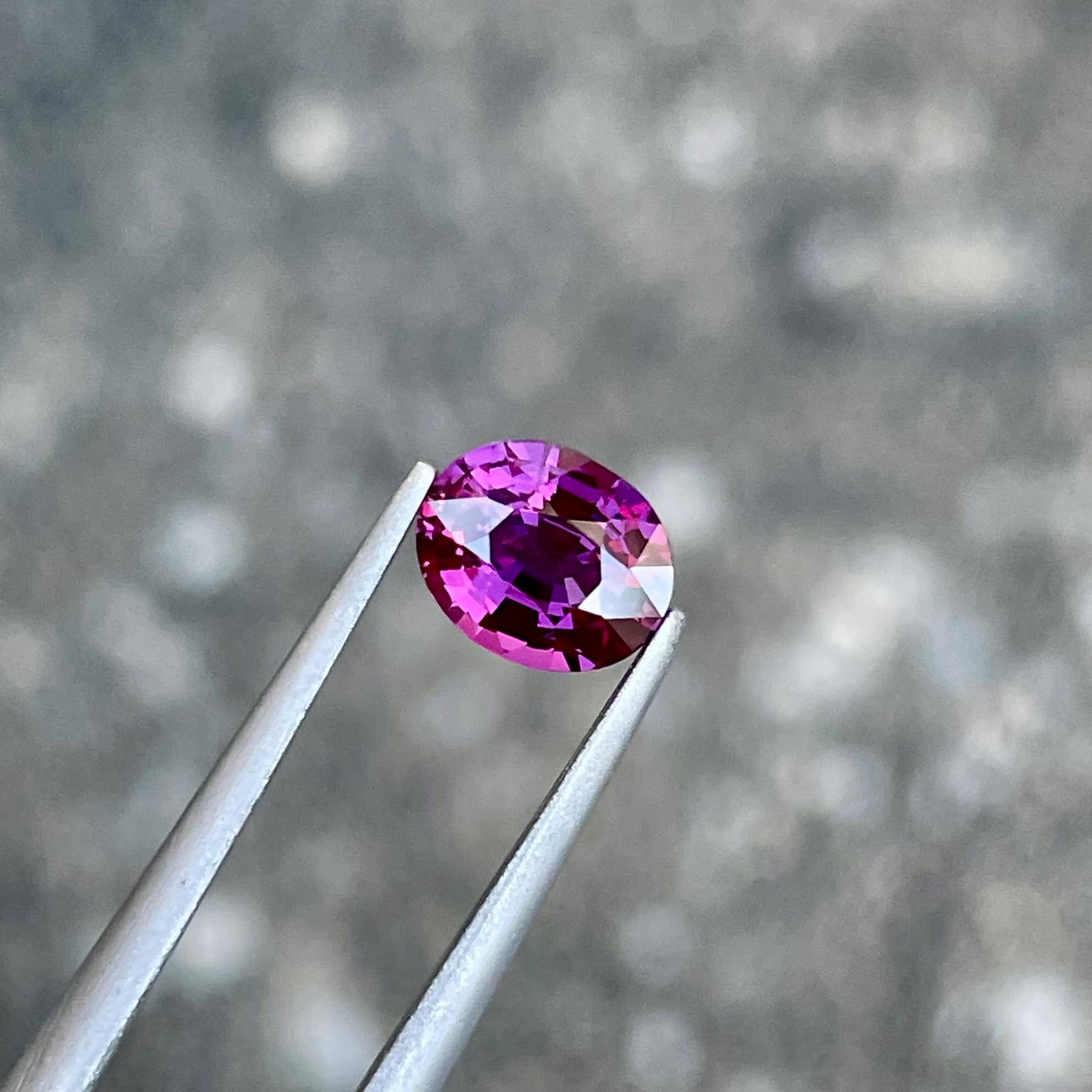 1.12 Carats Purplish Pink Sapphire Gem