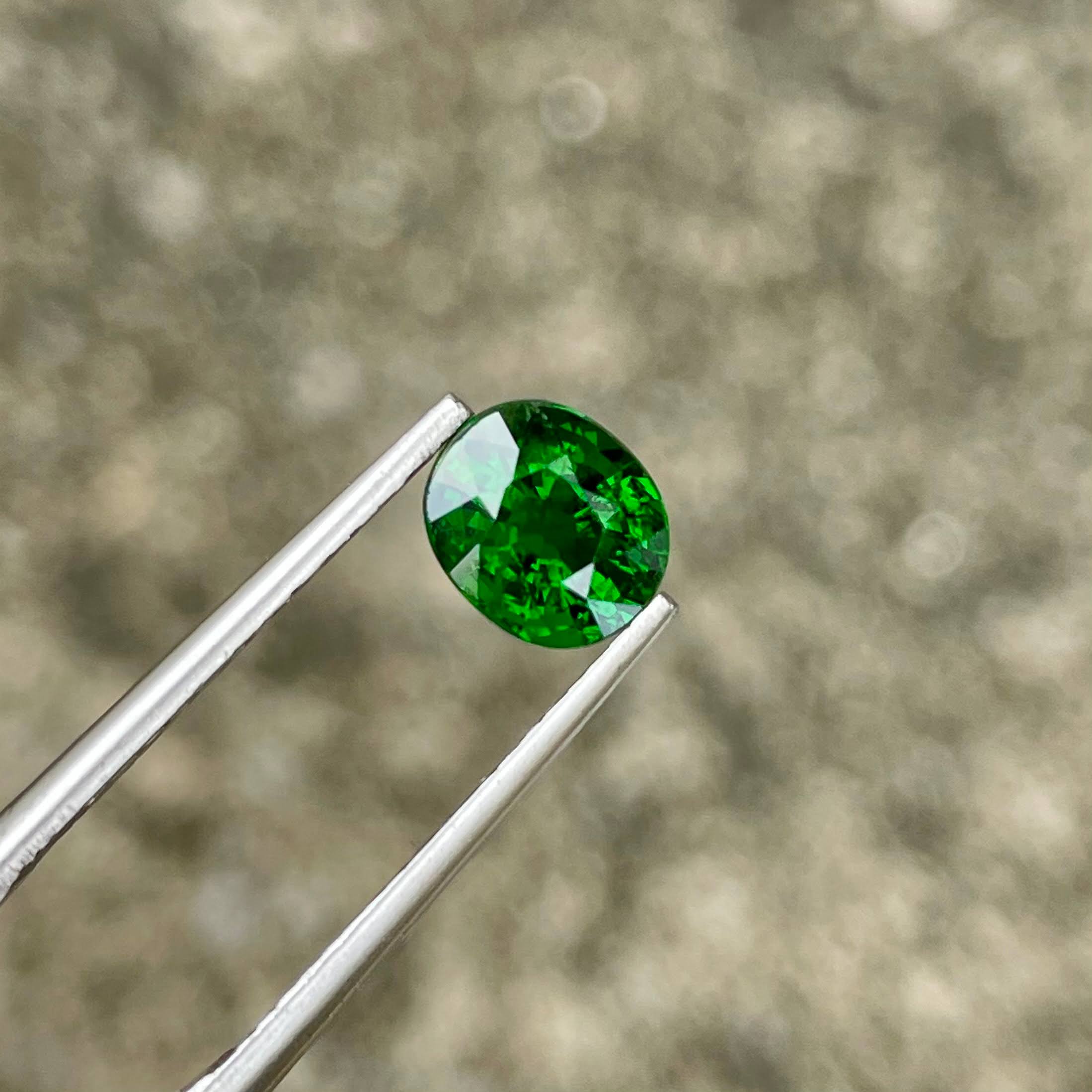 1.45 Carats Green Tsavorite Garnet Gem