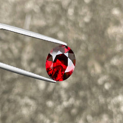 3.97 Carats Deep Red Garnet Gemstone