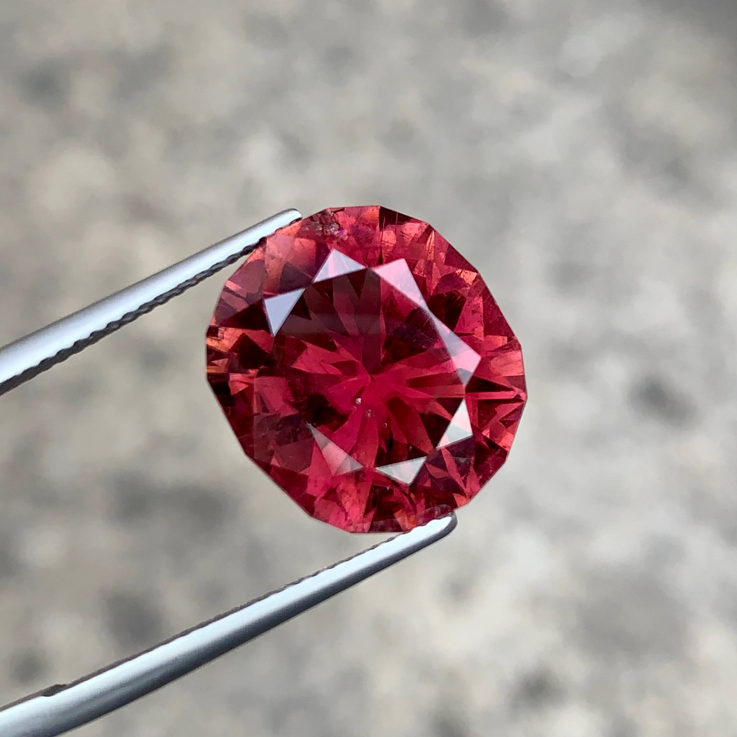 10.20Ct Peachy Red Tourmaline