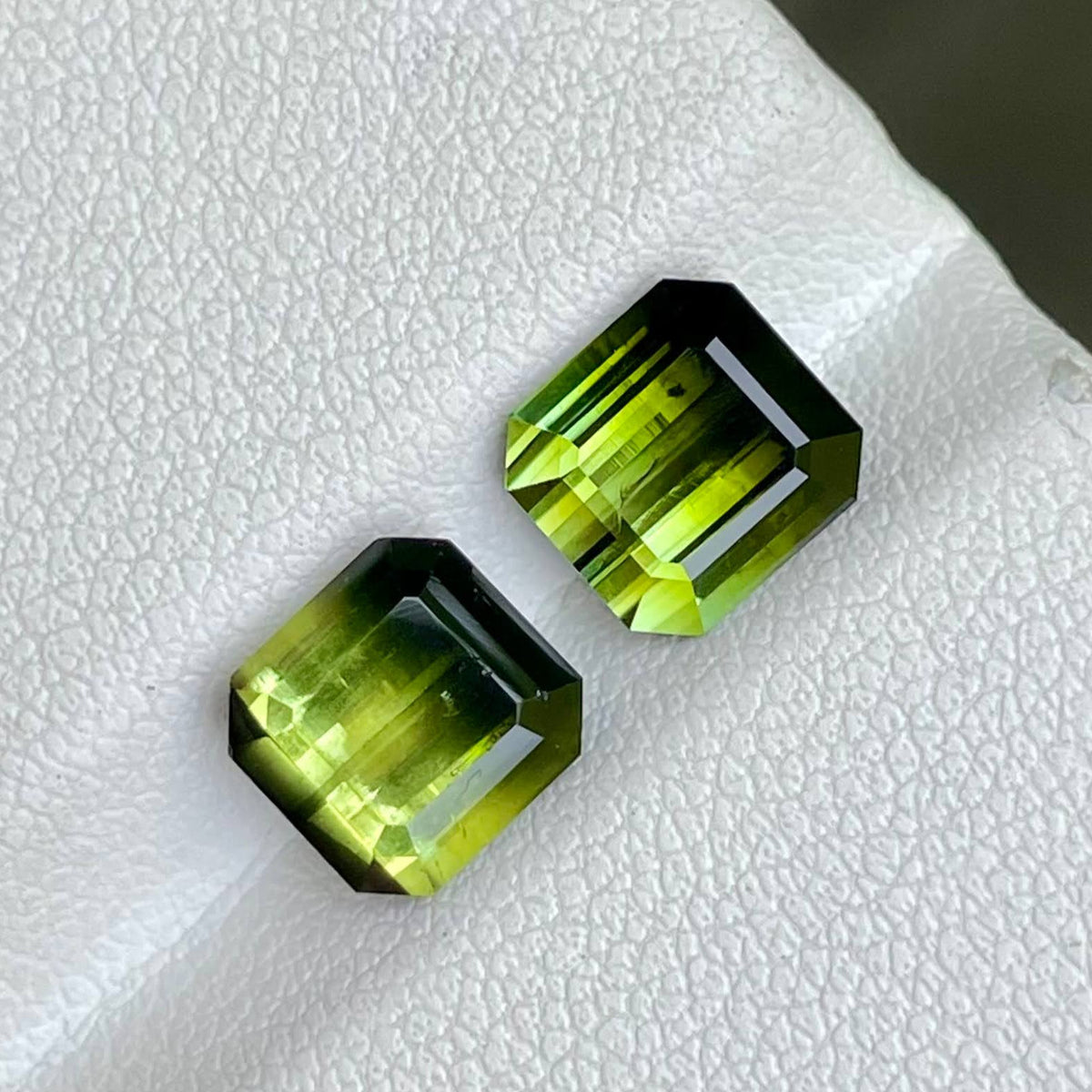 4.55 Carats Bi Color Tourmaline Pair