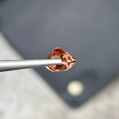 3.31 Carat Round Sunset Tourmaline Gem 