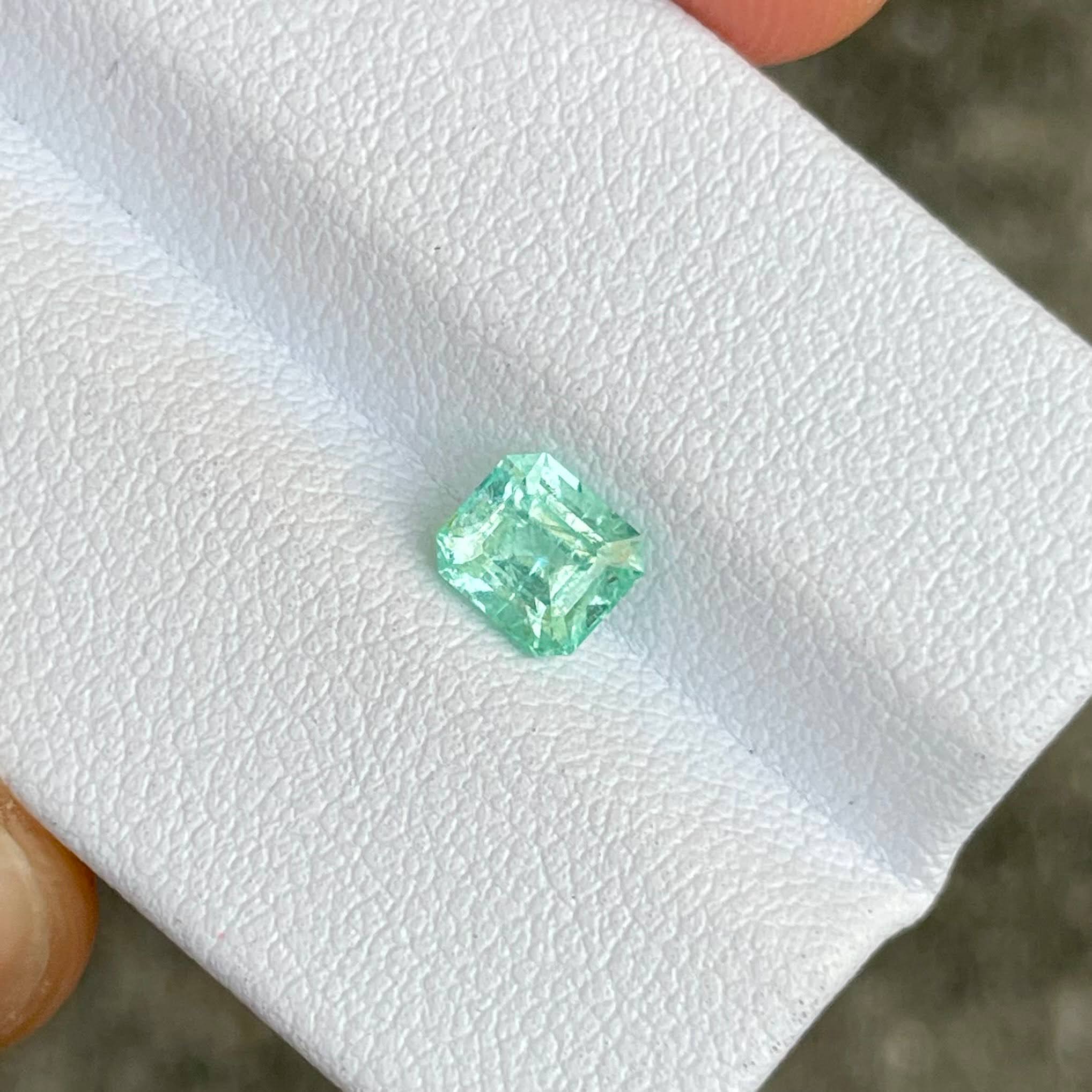 0.86 Carats Emerald Faceted Gemstone