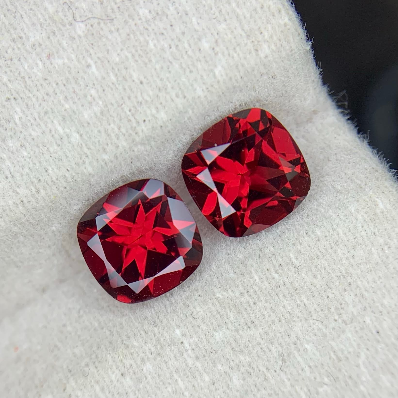 3.60Ct Rhodolite Garnet Pair
