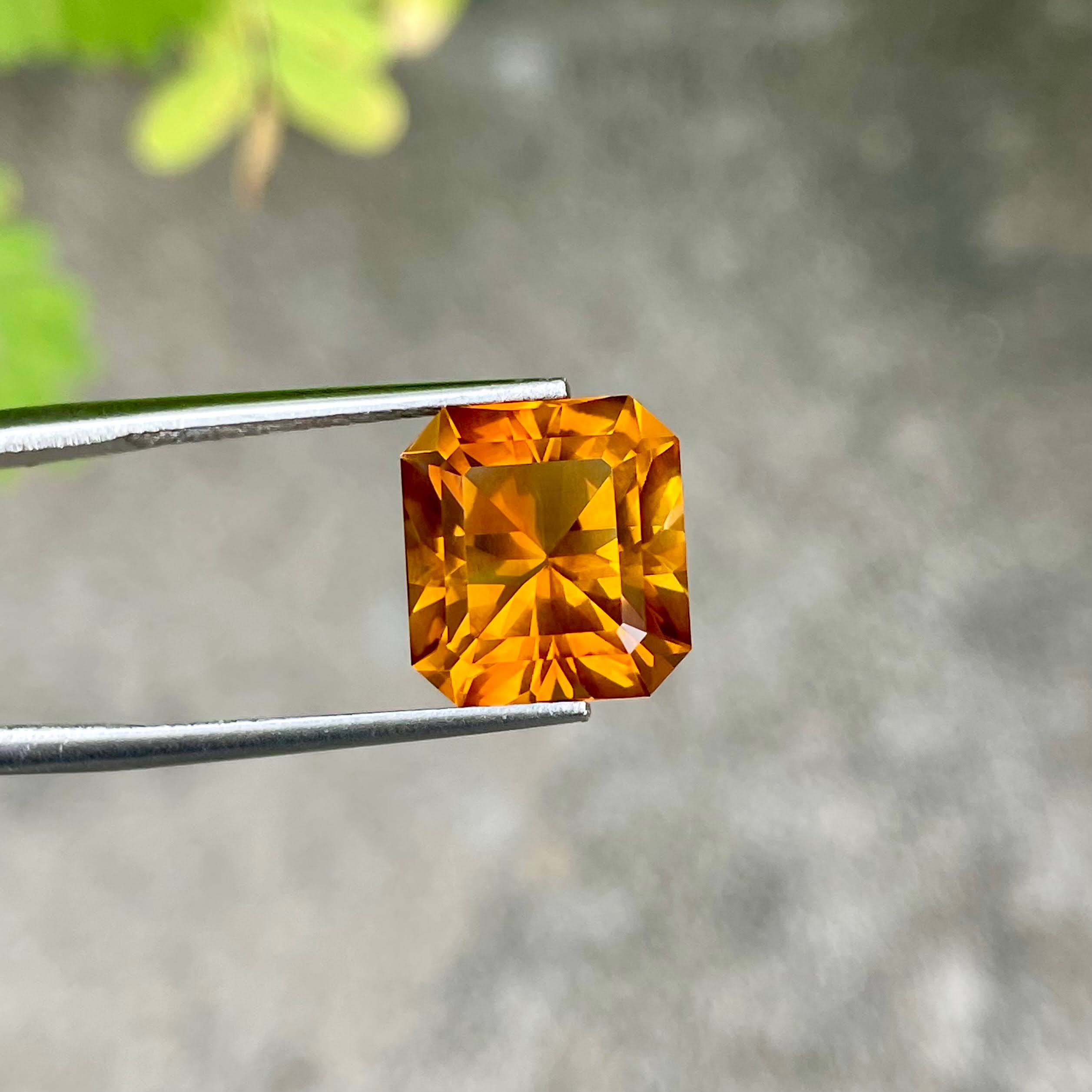 6.60 Carats Custom Precision Citrine