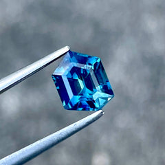 1.36ct Teal Sapphire Fancy Cut