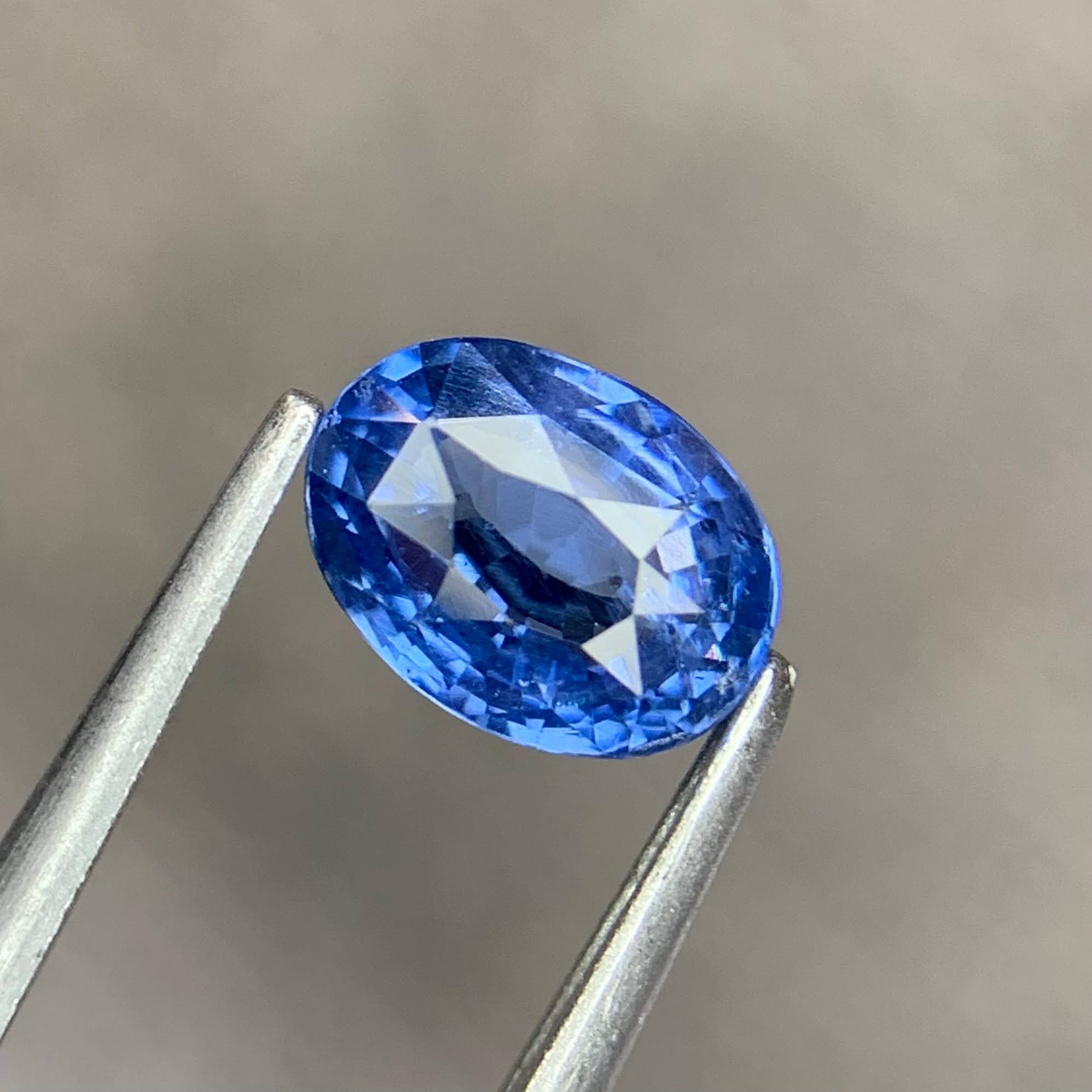 1.05 Ct Certified Neon Cobalt Blue Spinel Oval