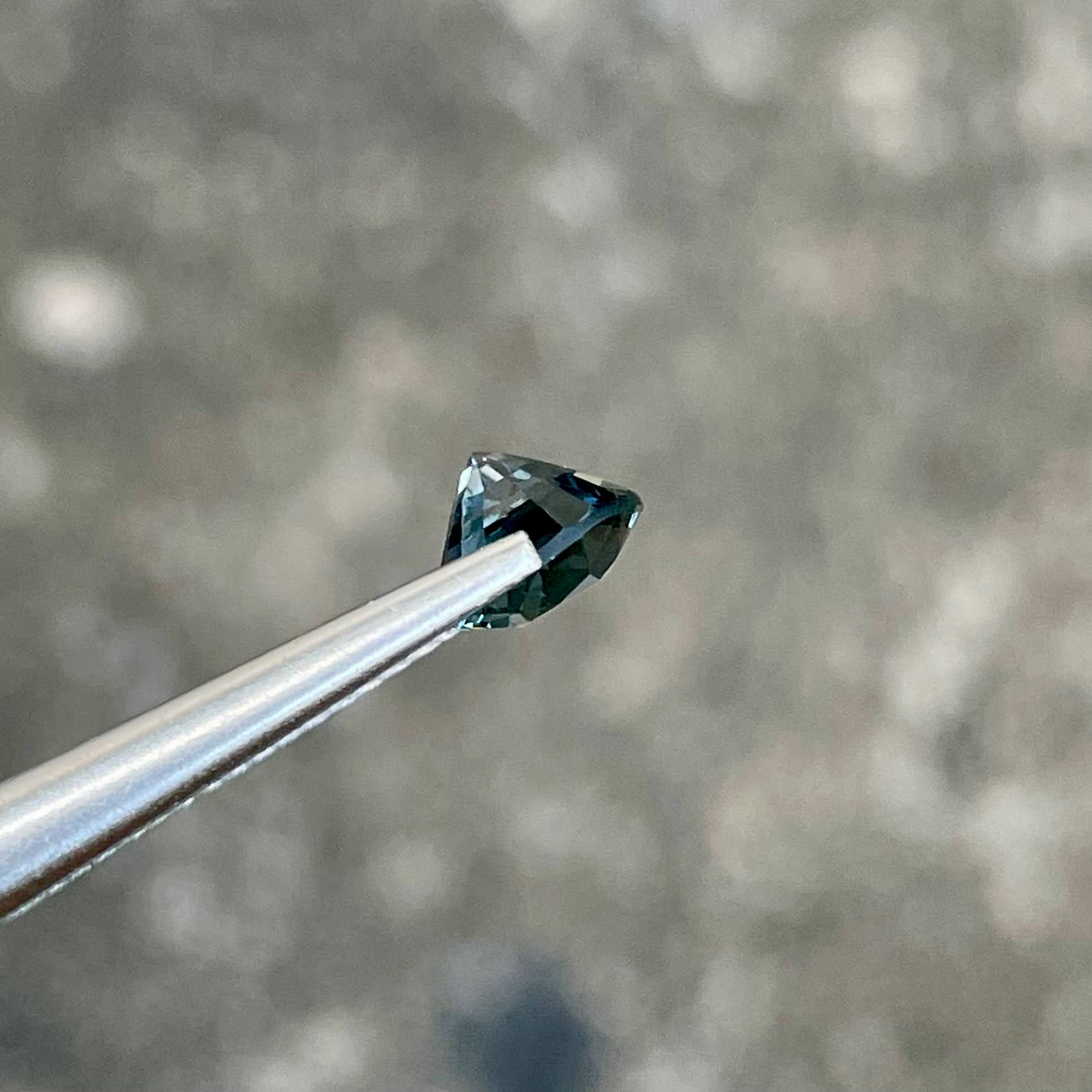 1.56 carats Teal Gray Spinel Gemstone