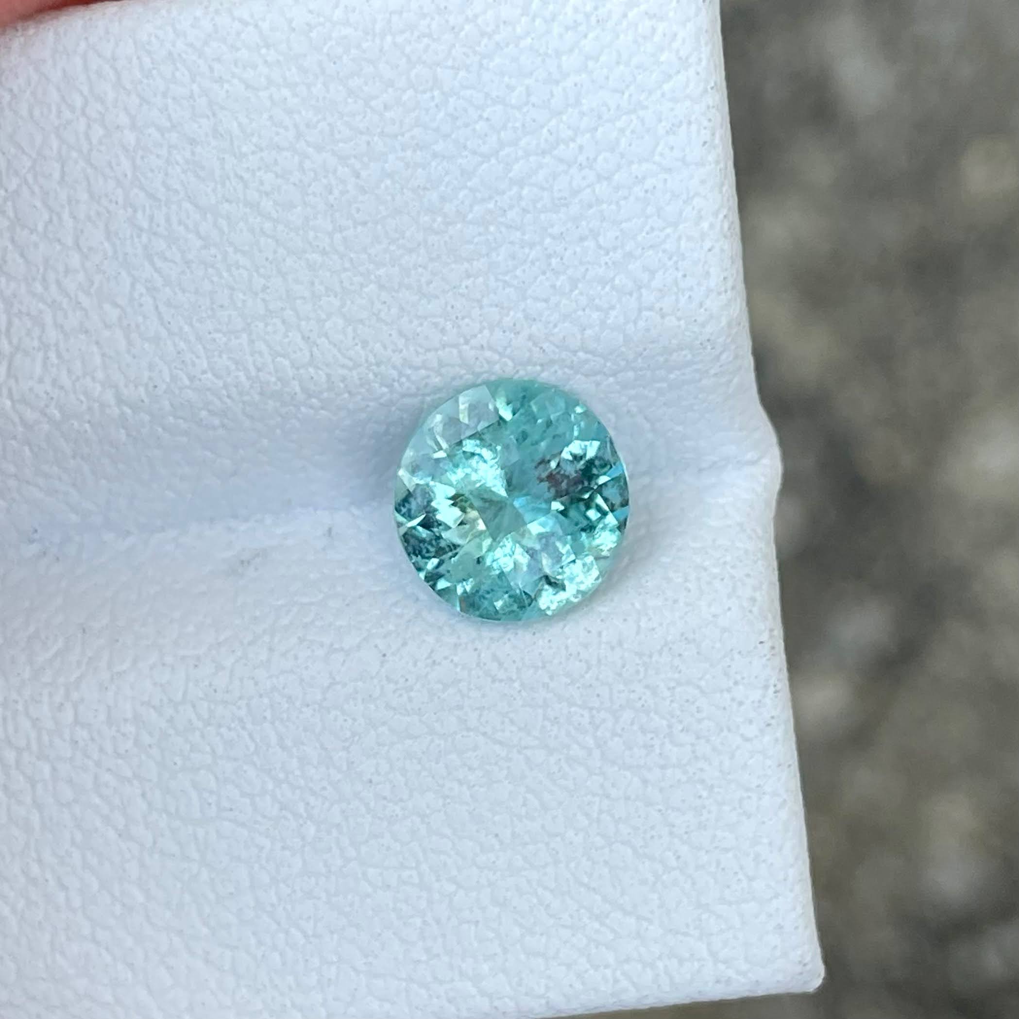 1.02 Carat Round Aquamarine Gemstone