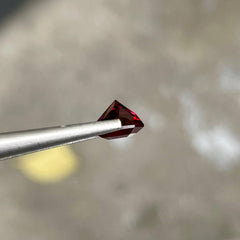 1.88 Carats Bright Red Garnet Stone