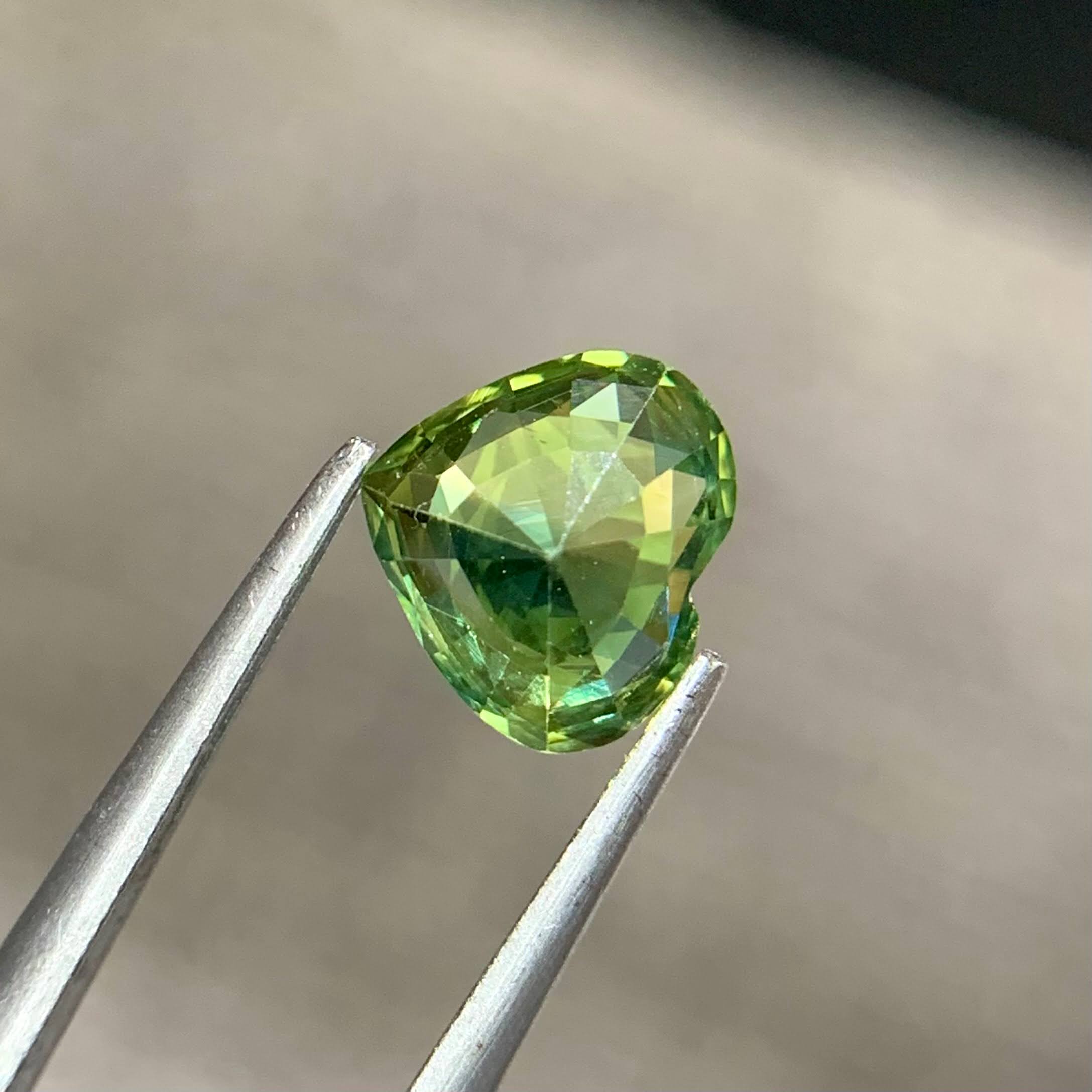 1.57ct Teal Sapphire Heart Shape