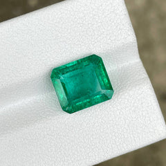4.16 Carat ICA Certified Green Emerald 