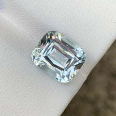 6.12ct Lustrous Aquamarine Cushion Cut