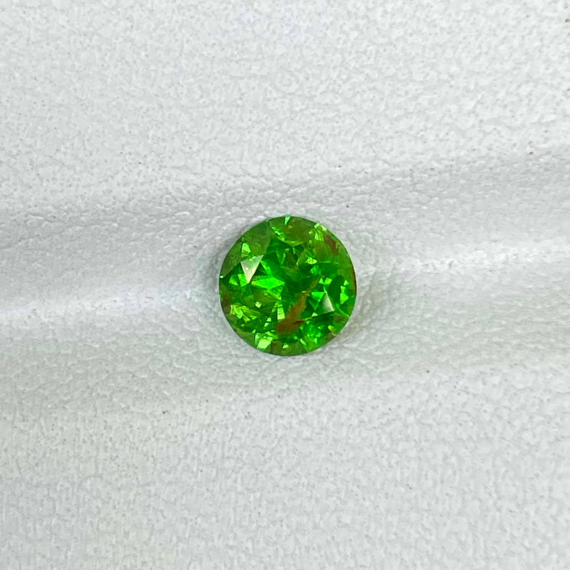 0.93 Carats Vivid Green Demantoid Garnet