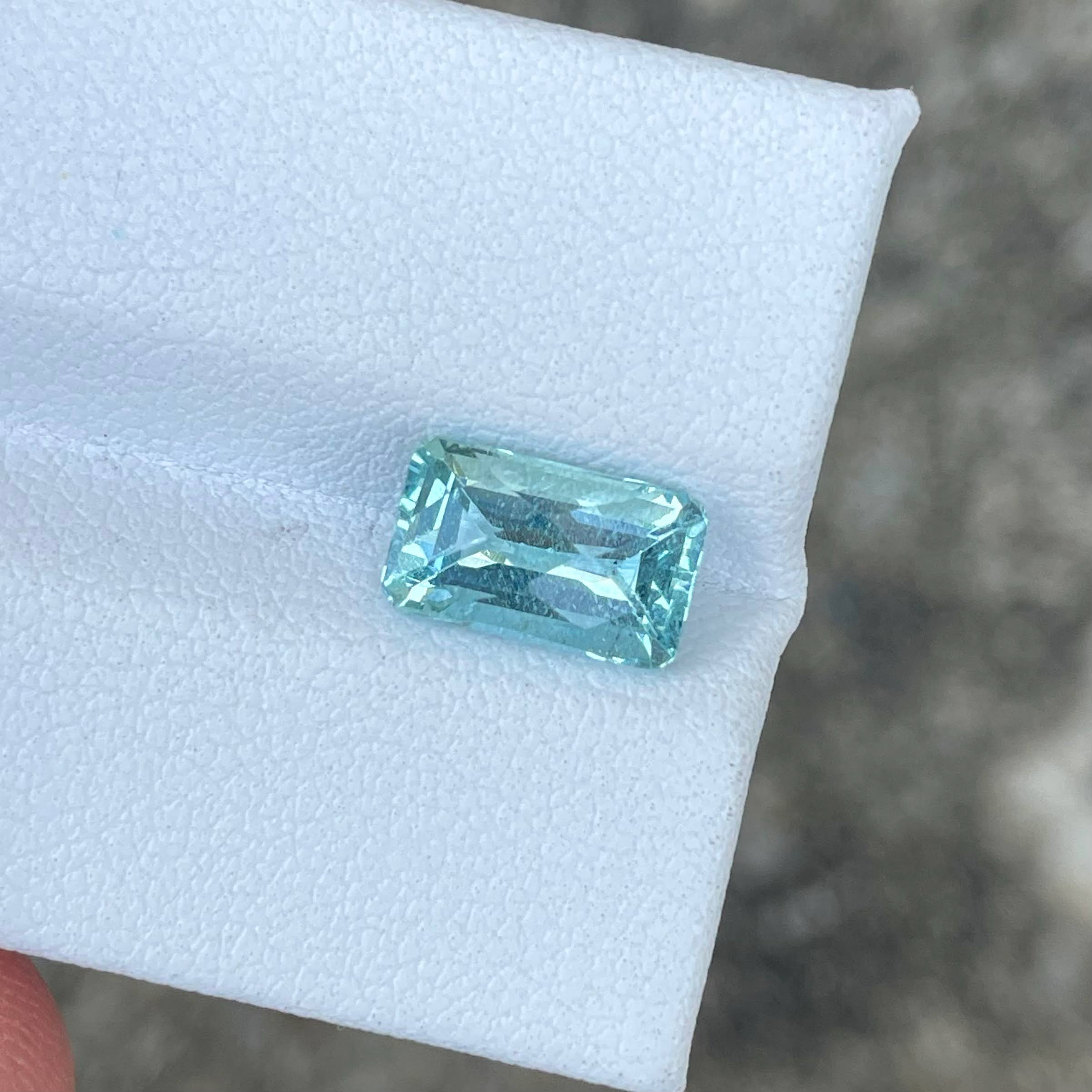 1.94 Carats Blue Aquamarine Gemstone