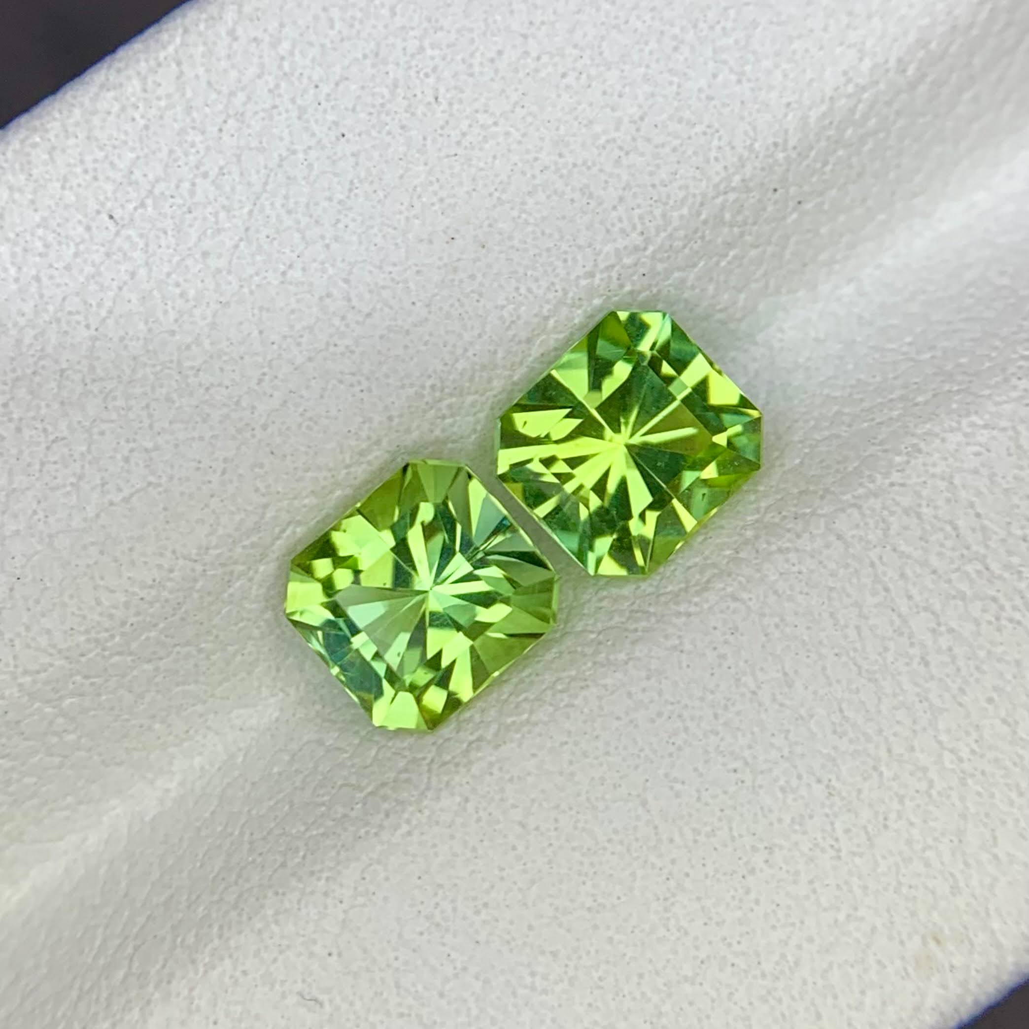 2.23 Ct Green Afghan Tourmaline Pair