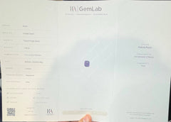 1.84 Carats Certified Purple Spinel