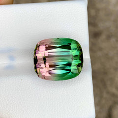 21.81ct Natural Bi-Color Tourmaline Cushion