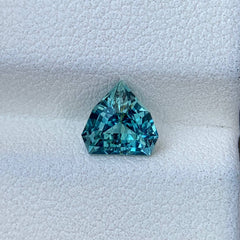 0.95 Ct Intense Blue Aquamarine Trilliant