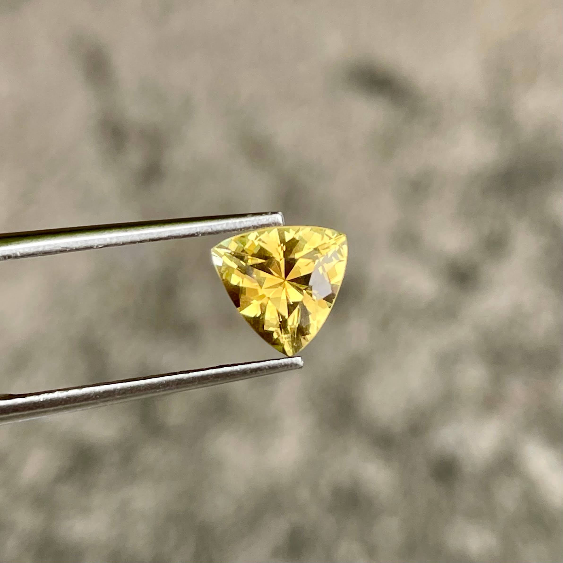 1.60 Carat Yellow Chrysoberyl Gemstone