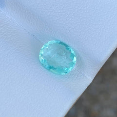 1.47ct Certified Neon Blue Paraiba Cushion