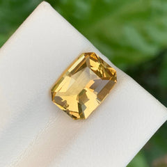 3.00 carats Orange Citrine Radiant Cut