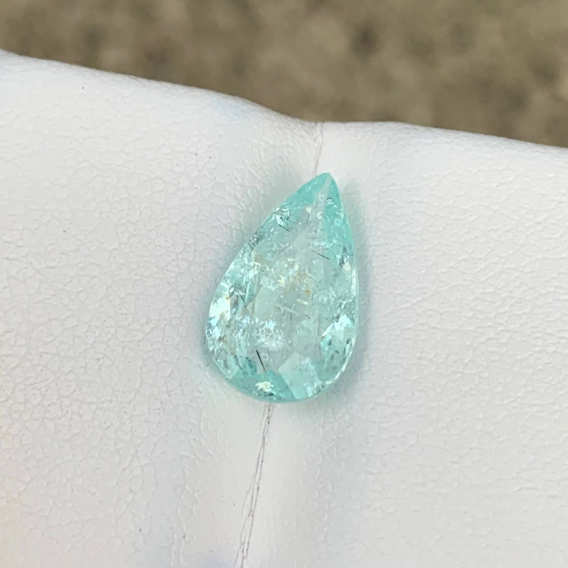 Certified 3.11Ct Paraiba Tourmaline
