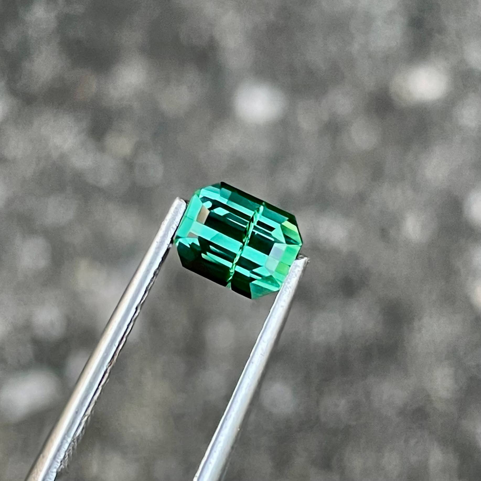 1.35 Carats Greenish Blue Tourmaline