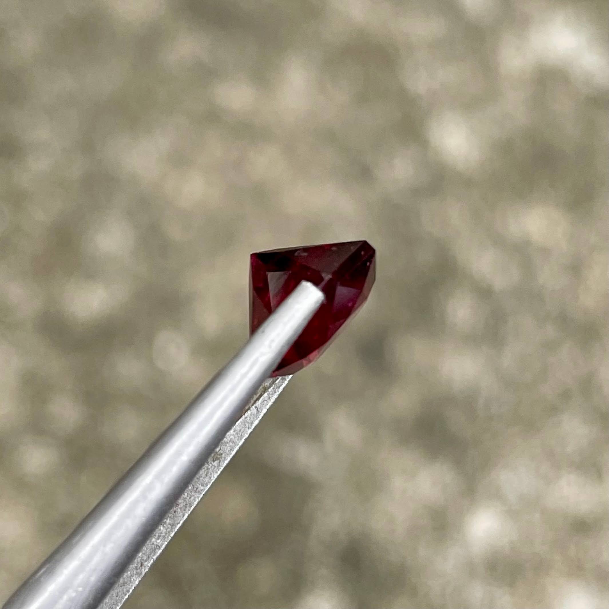 3.12 Carats Red Garnet Stone