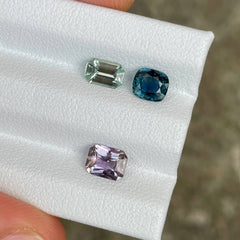 2.10 Carats 3 Piece Sapphire Gems Lot