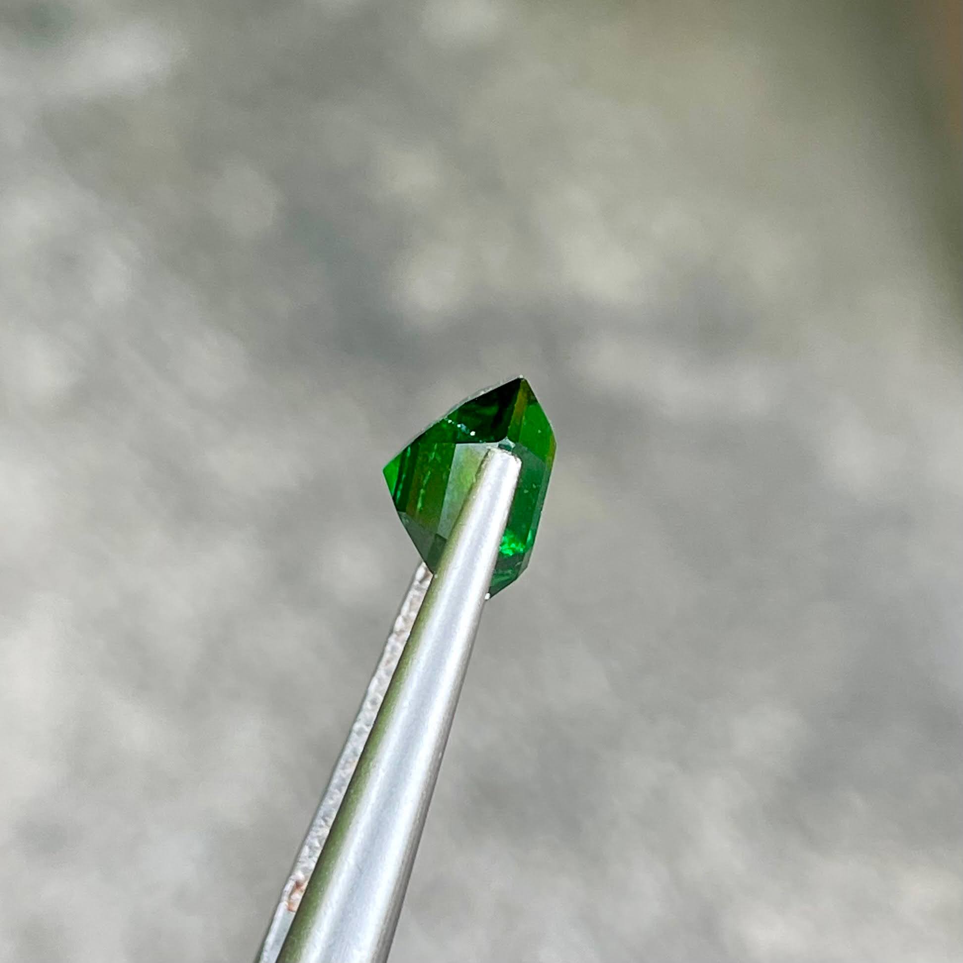 2.84 Carats Green Tsavorite Garnet Gem