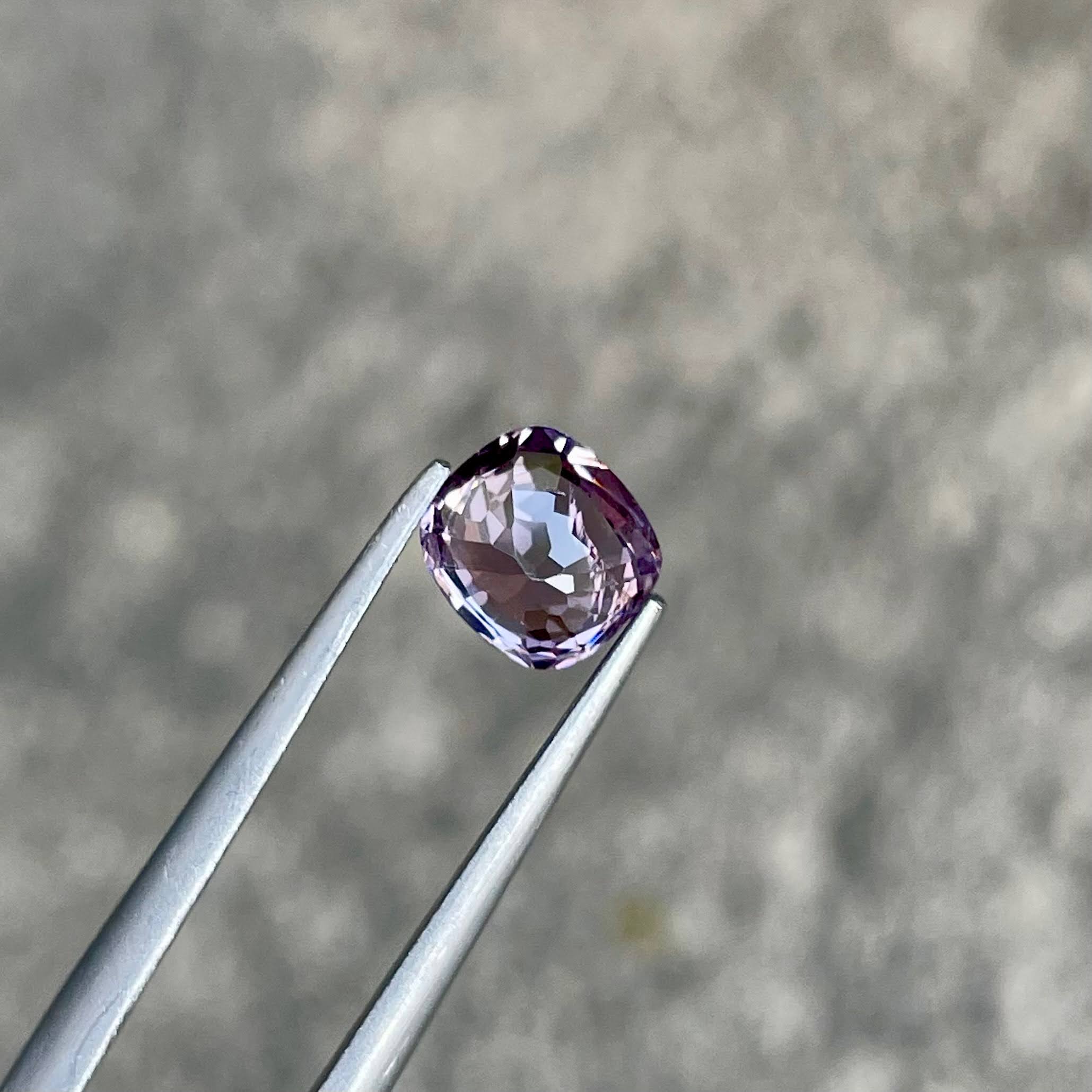 1.28 Carat Pinkish Purple Spinel Stone