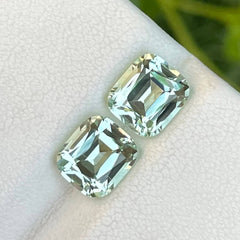 4.10 Carats Cushion Tourmaline Pair