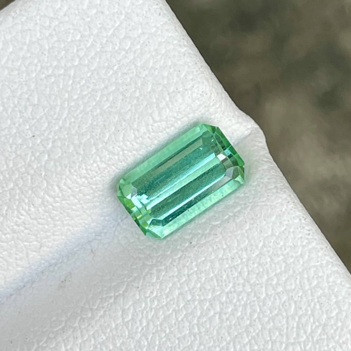 1.38 Carat Lagoon Mint Green Tourmaline