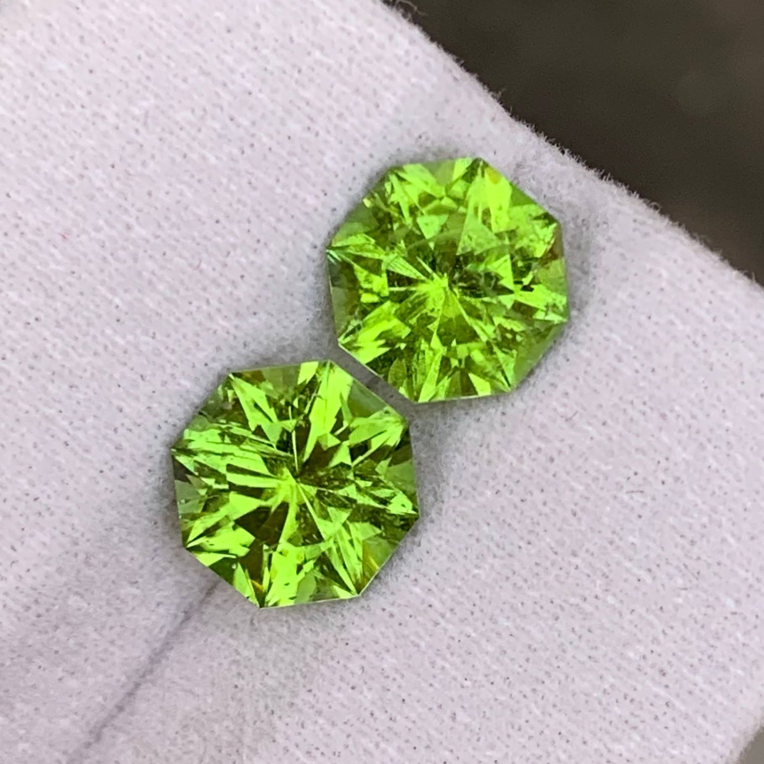 5.00ct Fancy Cut Peridot Pair