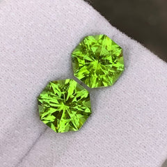 5.00ct Fancy Cut Peridot Pair