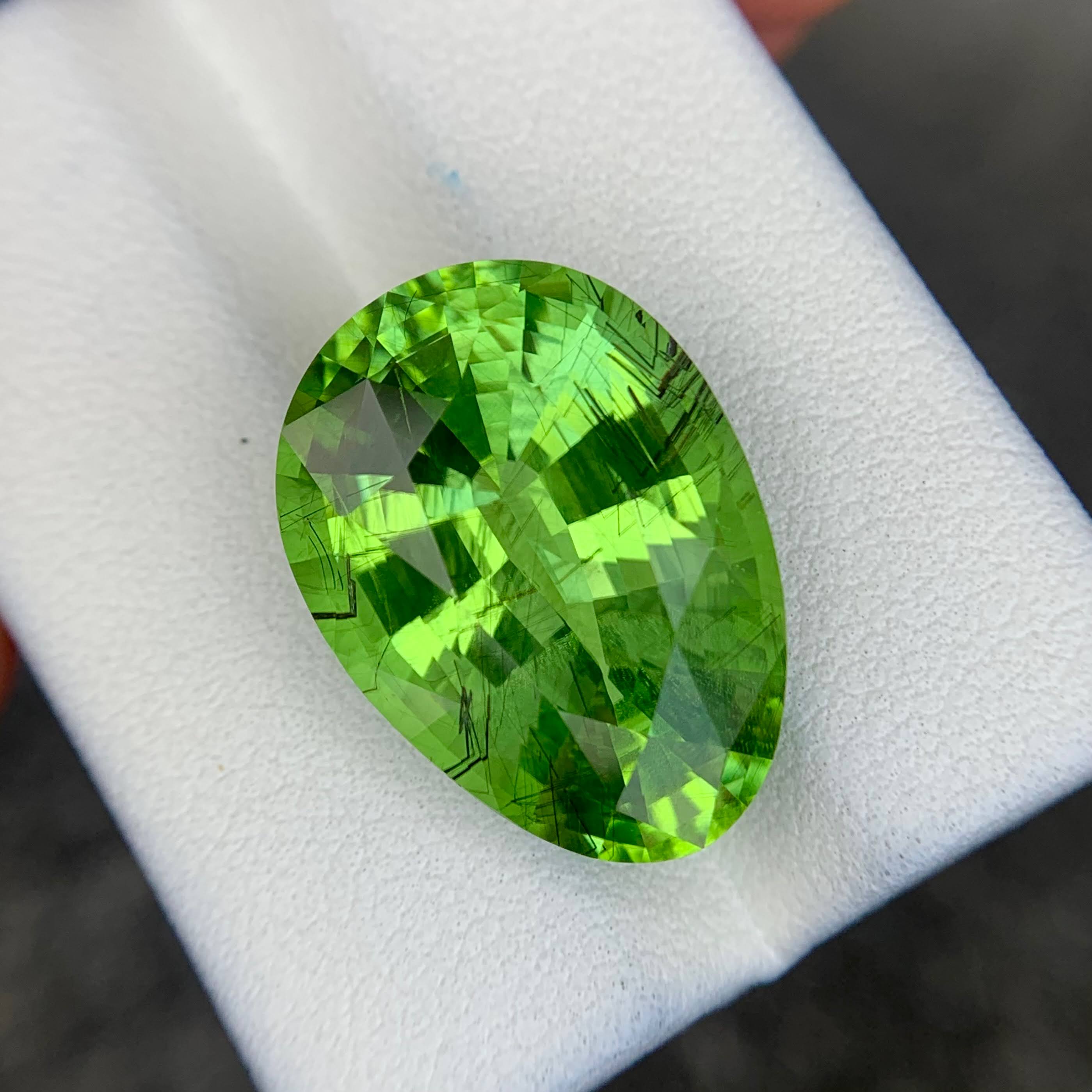  19.26ct Ludwigite Inclusion Peridot