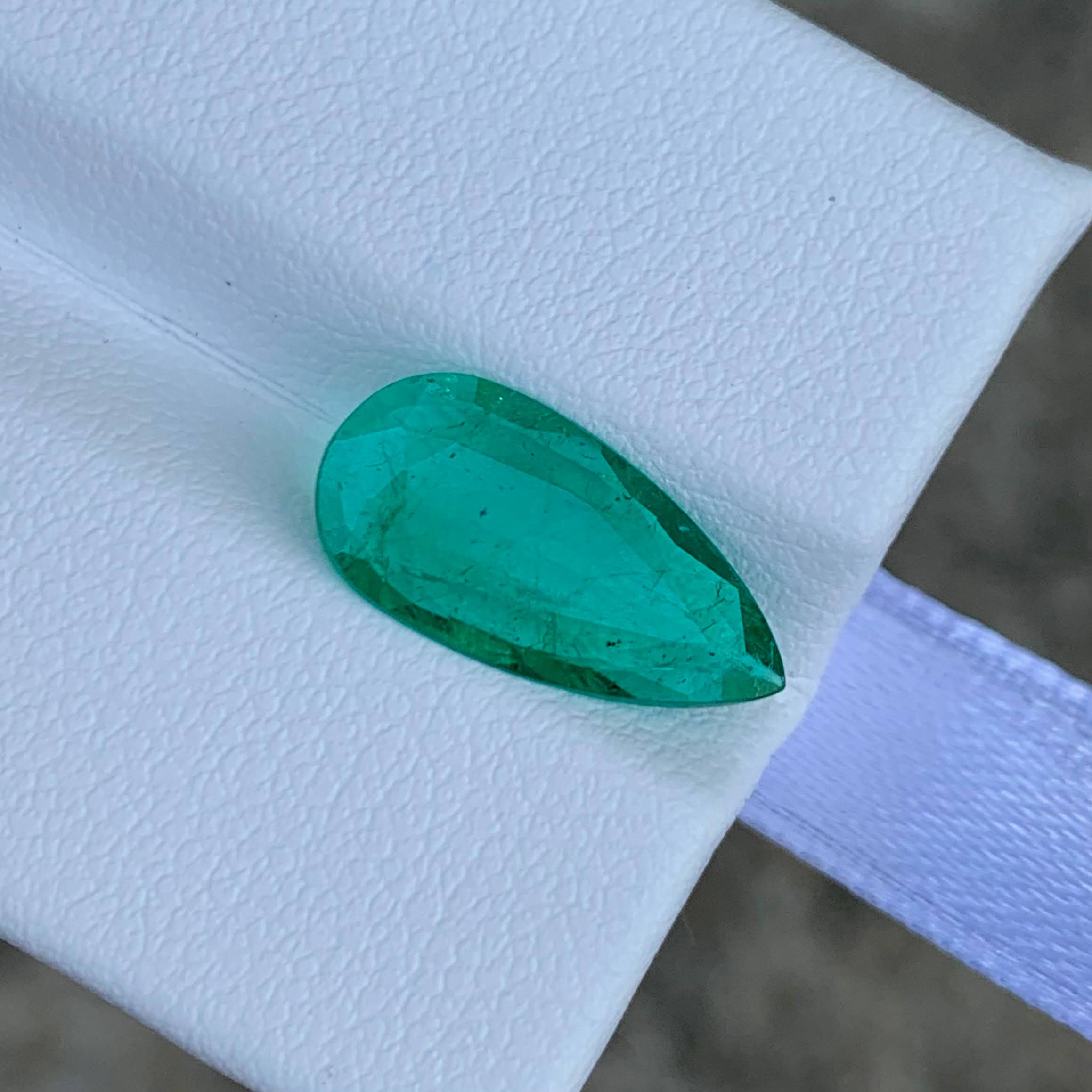 1.86Ct Pear Emerald