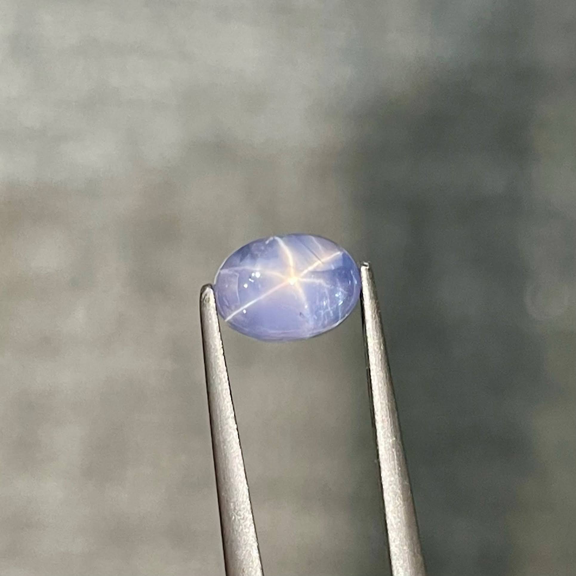 1.63 Carats Star Sapphire Oval Cut Gem