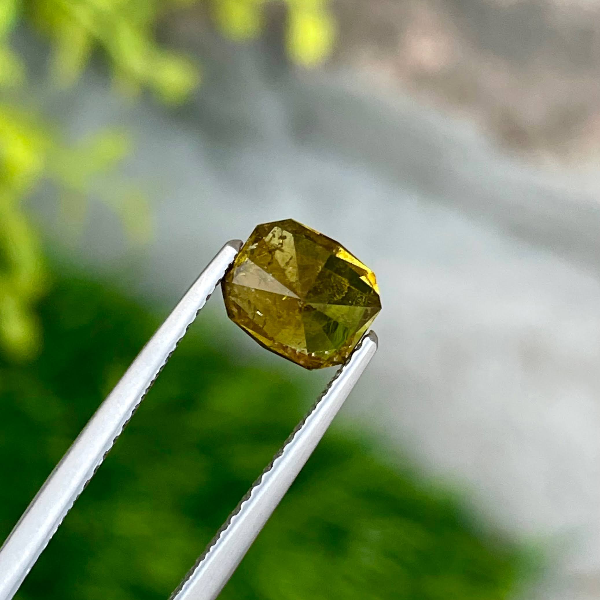 1.95 Carats Deep Yellow Mali Garnet