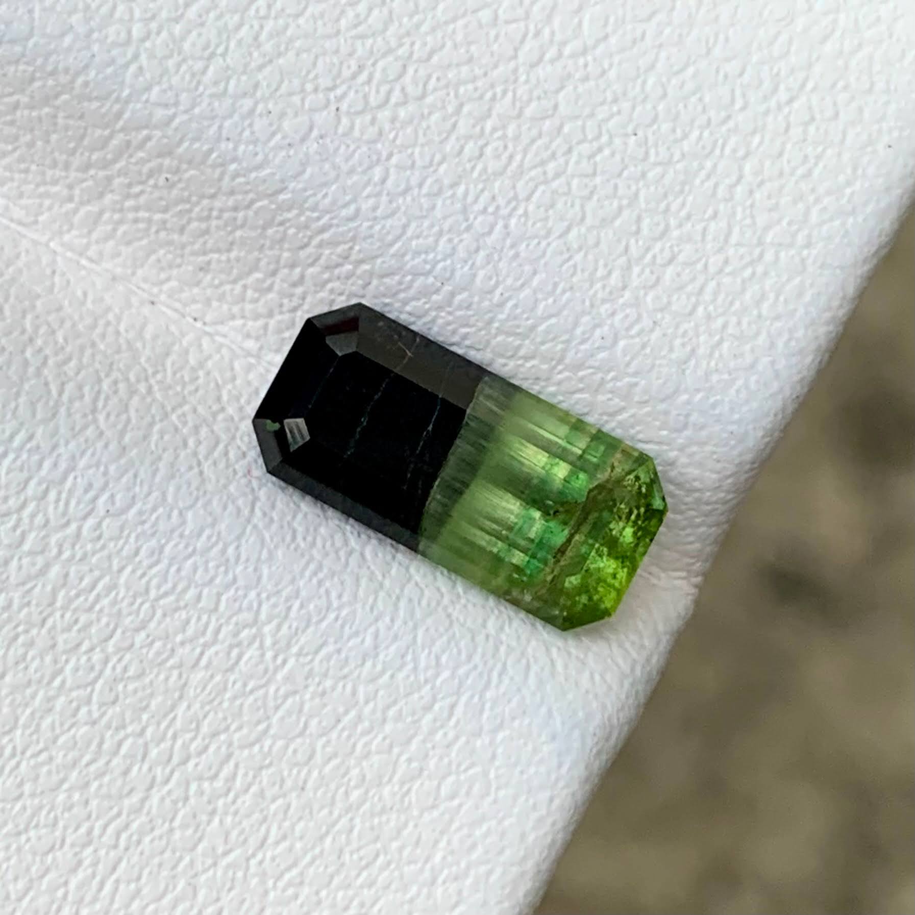 2.83ct Natural Bi-Color Tourmaline Emerald