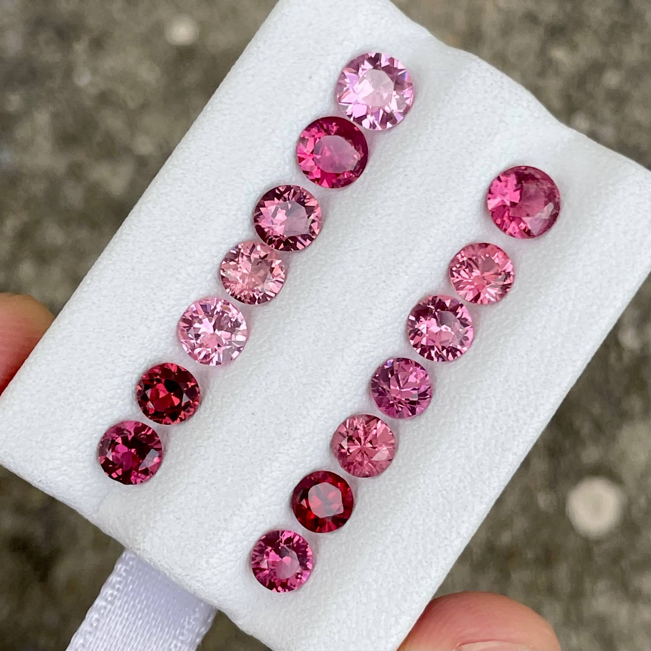 5.68ct Natural Burmese Spinel Lot Fancy Color Round