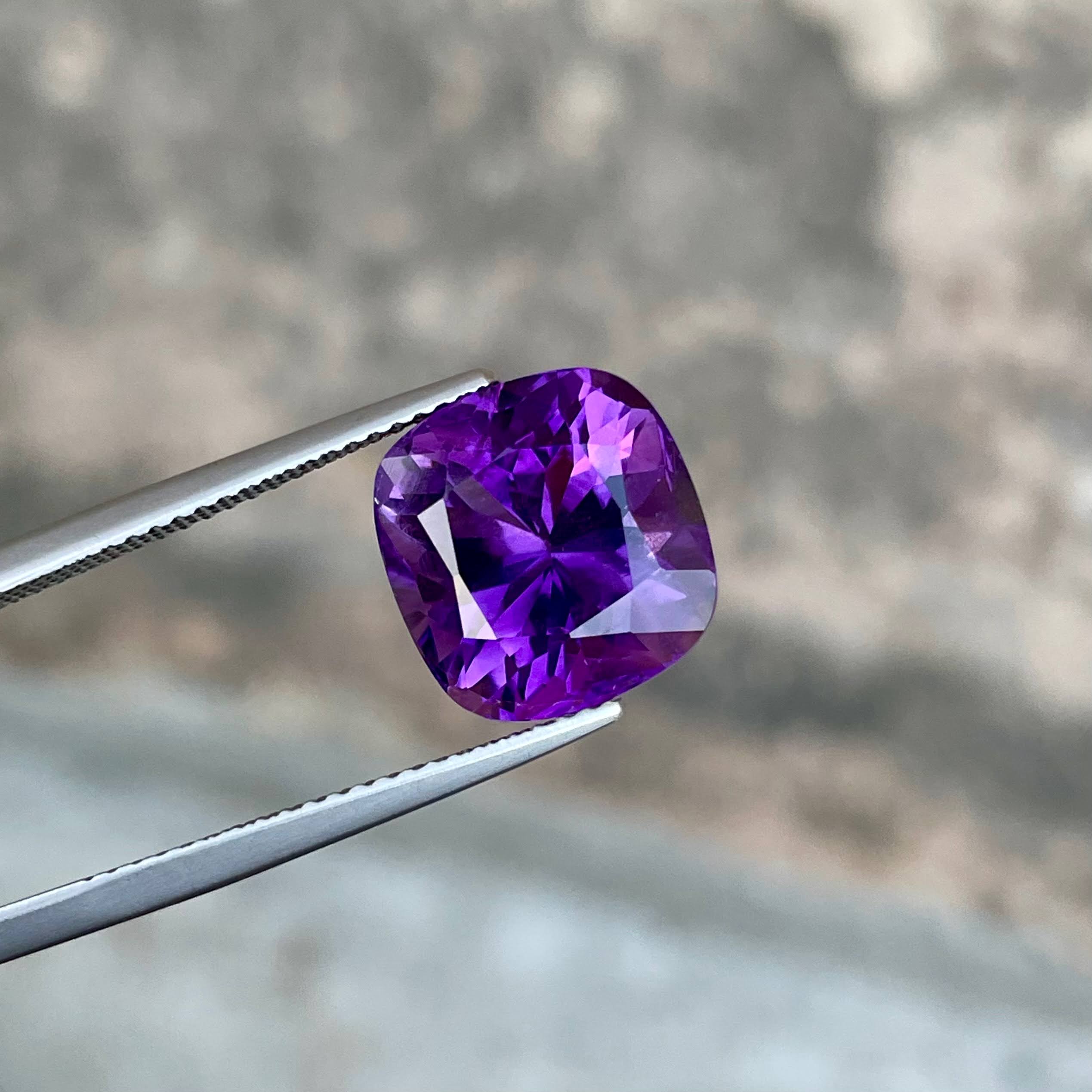 6.50 Carats Purple Amethyst Gemstone
