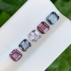 3.50 carats Multi Color 5 Piece Spinel Gems Lot