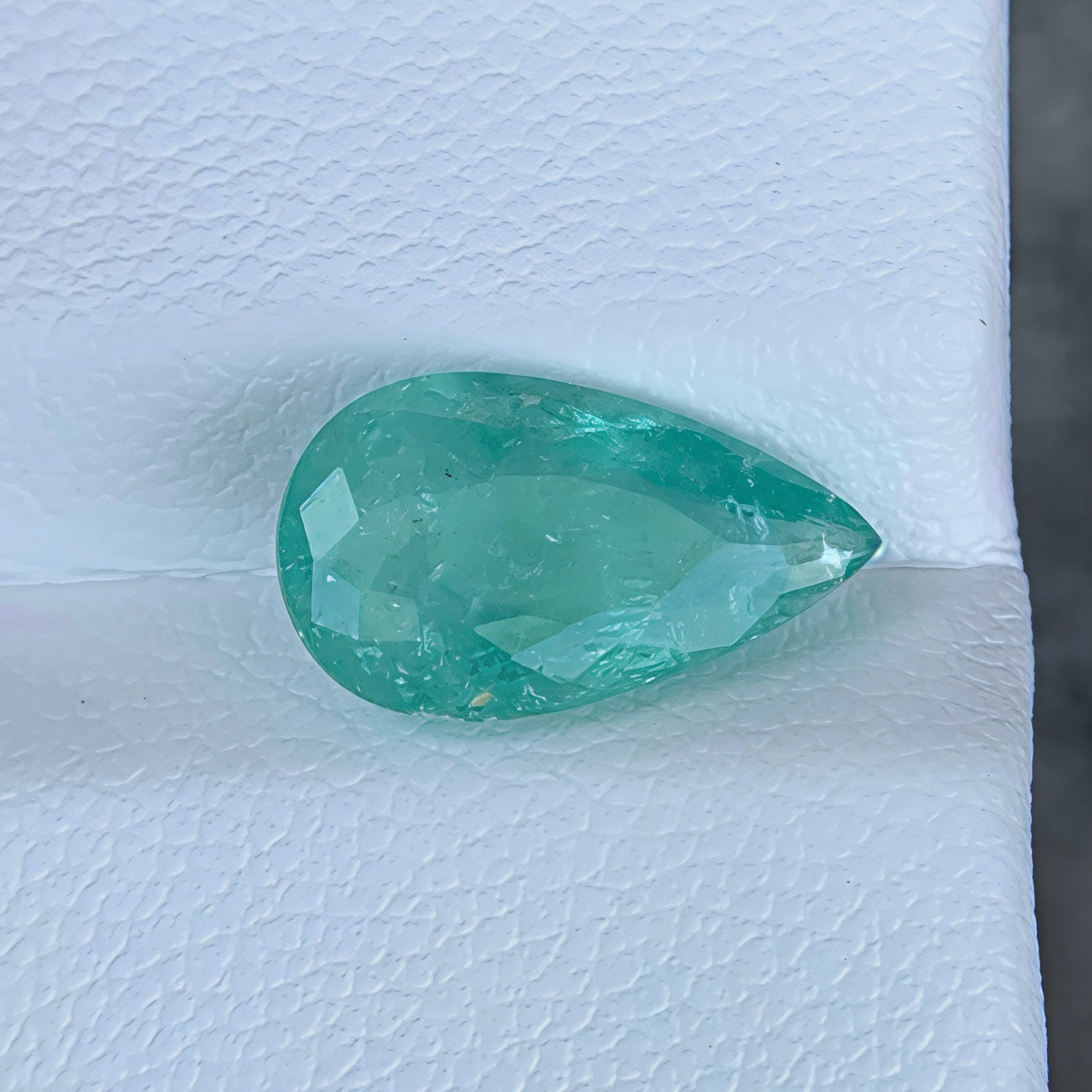2.97 Ct ICA Certified Paraiba Tourmaline Pear 