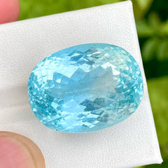 63.85 Carats Blue Aquamarine Gemstone