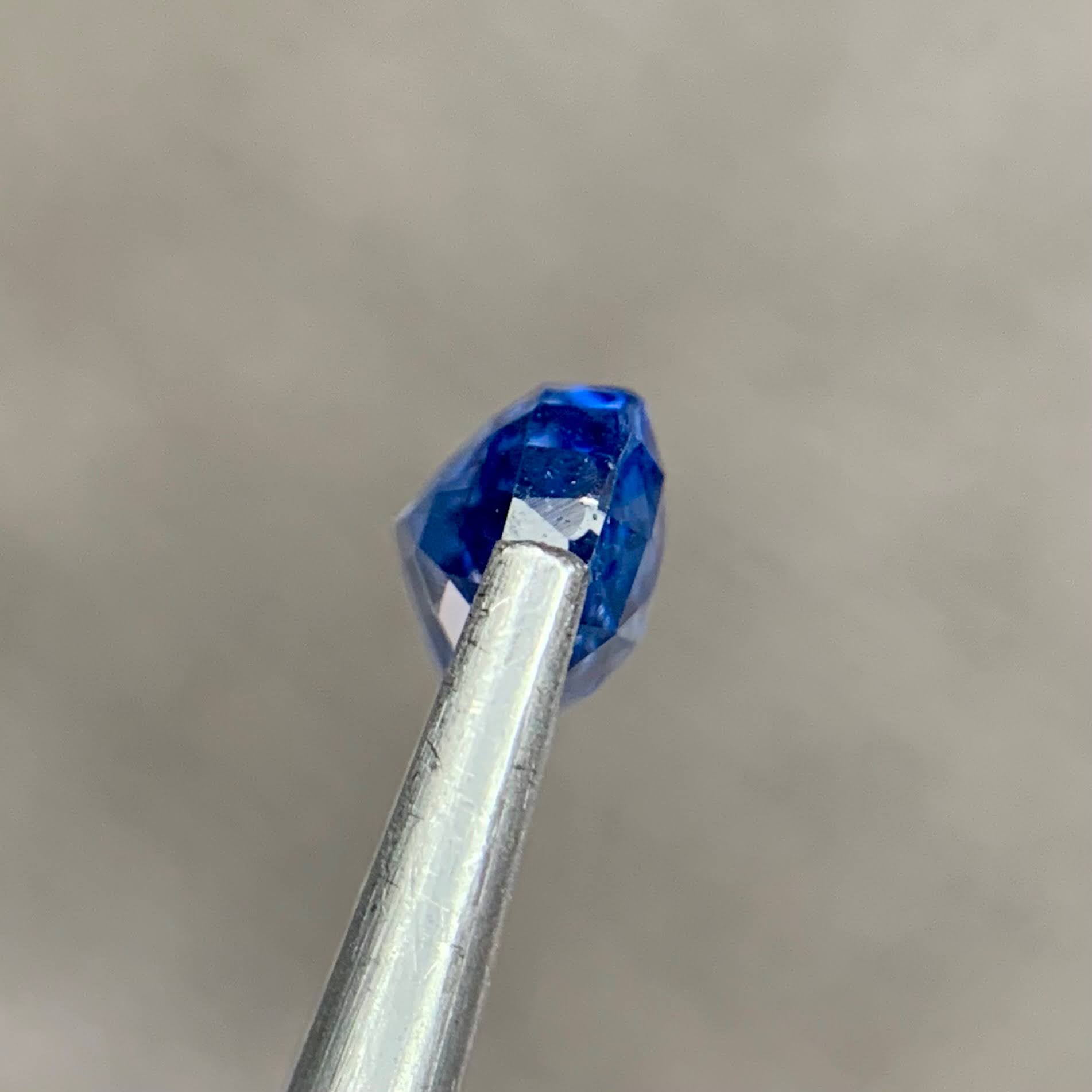 1.05 Ct Certified Neon Cobalt Blue Spinel Oval